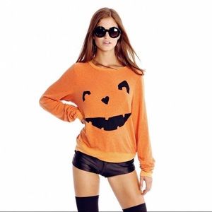 Wildfox “Happy as a Pumpkin” Halloween Jumper